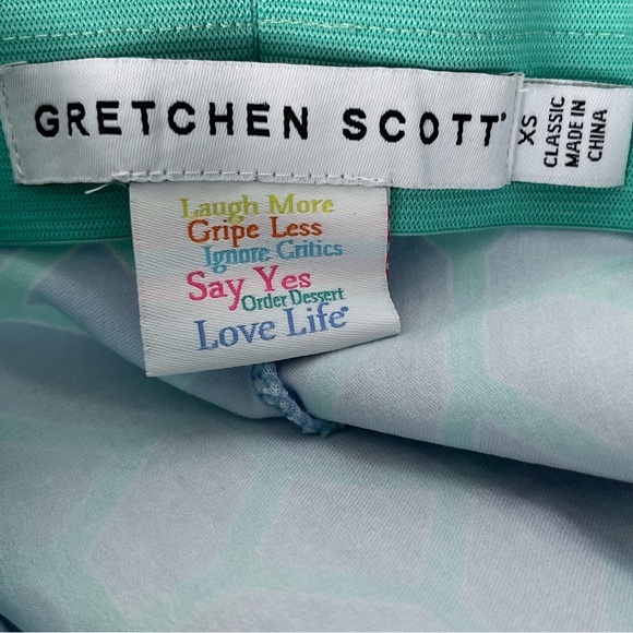 Gretchen Scott GripeLess Pull On Stretch Geometric Pants - Picture 9 of 11